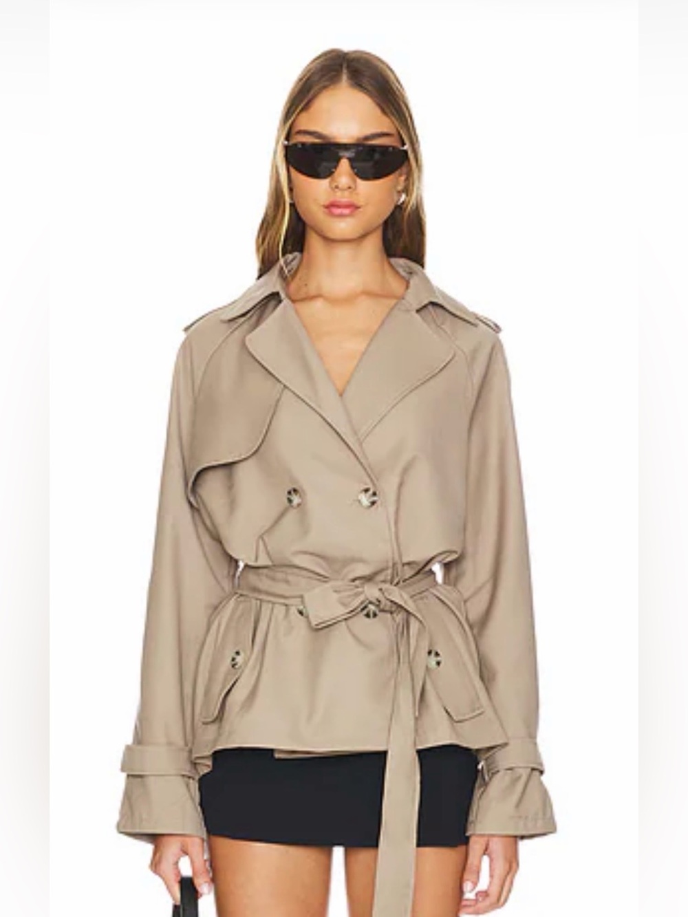 NWT lioness cropped trench jacket size xs